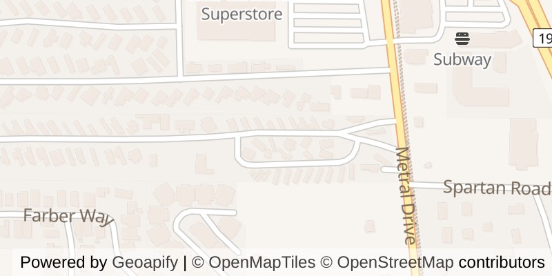 Map of 5B 6245 Metral Dr, Nanaimo