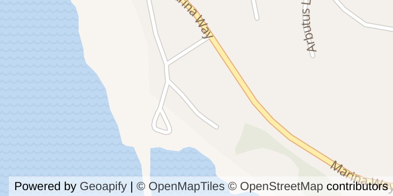 Map of 16 1600 Brynmarl Rd, Nanoose Bay