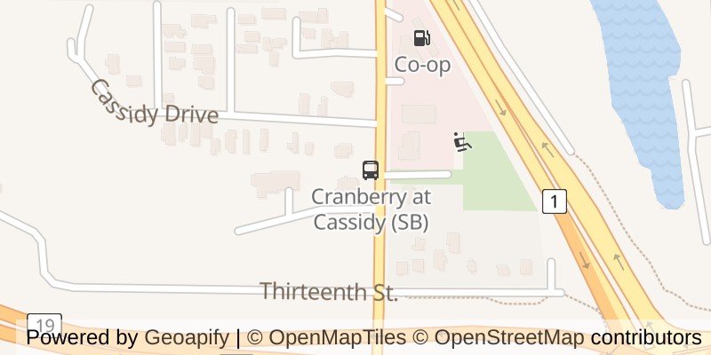 Map of 1421 Cranberry Ave, Nanaimo