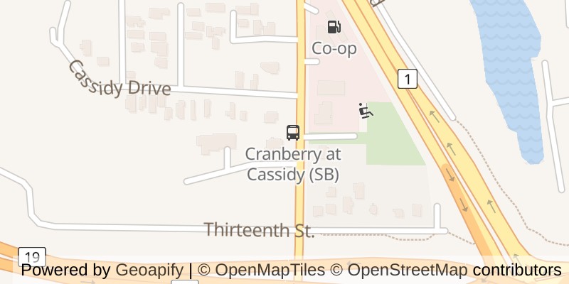 Map of 1421 Cranberry Ave, Nanaimo