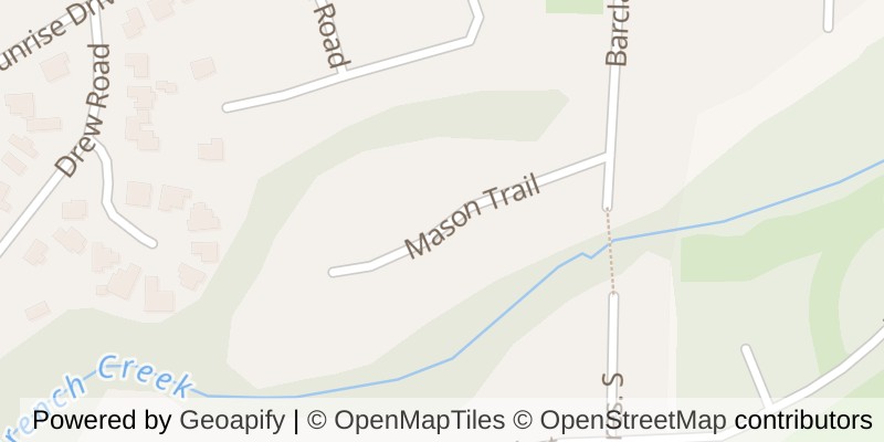 Map of 1509 Mason Trail, Parksville