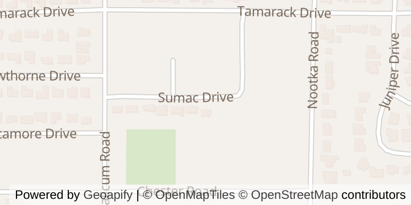 Map of 600 Sumac Dr, Qualicum Beach