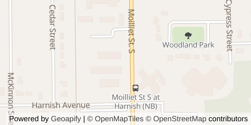 Map of 201 257 Moilliet St S, Parksville