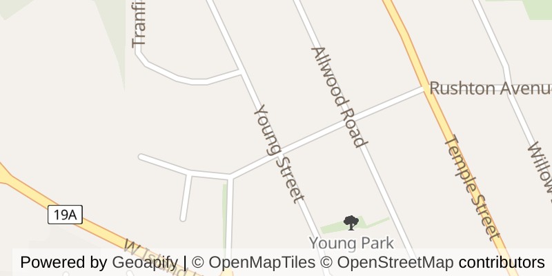 Map of 402 Young St, Parksville